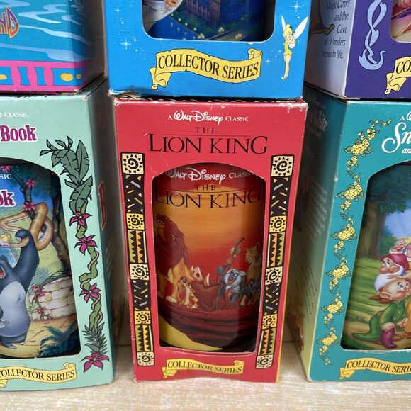 Lot of 8 Disney Burger King Collector Series Promotional Glasses in Original Box - Picture 5 of 16